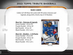 2022 Topps Tribute Baseball Hobby Box