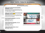 2022 Topps Tribute Baseball Hobby Box