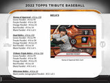 2022 Topps Tribute Baseball Hobby Box