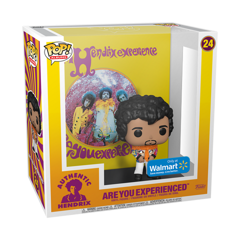 Funko Pop! Albums: Jimi Hendrix - Are You Experienced Vinyl Figure (Walmart Sticker)