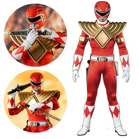 ThreeZero Mighty Morphin Power Rangers Dragon Shield Red Ranger 1/6 Figure PX Exclusive