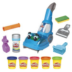 Play-Doh Zoom Zoom Toy Vacuum and Cleanup Toy, with 5 Cans, Cleaning Toys