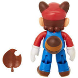 Nintendo Super Mario Raccoon Mario With Super Leaf Action Figure Set