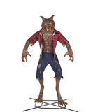 9.5 ft Animated Immortal Werewolf Halloween Animatronic