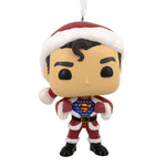 Hallmark Funko Pop! DC Comics Superman in Holiday Sweater and Santa Suit Christmas Ornament (Walmart Sticker)