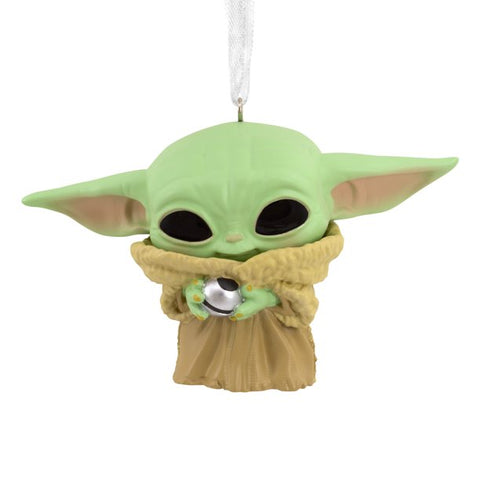 Hallmark Funko Pop! Star Wars: The Mandalorian The Child Grogu Christmas Ornament  (Walmart Sticker)