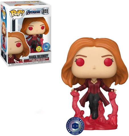 Funko Pop! Avengers Endgame: Wanda Maximoff GITD (Pop In A Box Sticker)