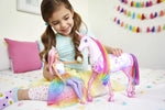 Barbie Dreamtopia Magical Lights Unicorn with Rainbow Mane (Exclusive)