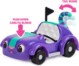 Gabby's Dollhouse, Carlita Toy Car with Pandy Paws Collectible Figure and 2 Accessories