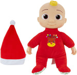 CoComelon Musical Deck The Halls JJ Doll with Santa Hat