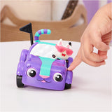 WMT - Gabby's Dollhouse, Carlita Toy Car with Pandy Paws Collectible Figure and 2 Accessories