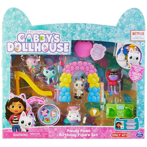 Gabby's Dollhouse Pandy Paws Birthday Figure Set