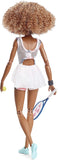 Barbie Role Models Naomi Osaka Doll (11.5-in, Curly Brunette Hair)