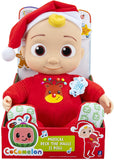 CoComelon Musical Deck The Halls JJ Doll with Santa Hat