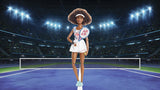 Barbie Role Models Naomi Osaka Doll (11.5-in, Curly Brunette Hair)