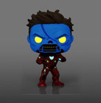 Funko Pop! Marvel: What If? - Zombie Iron Man GITD (Amazon Sticker)