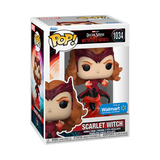 Funko Pop! Marvel: Doctor Strange in the Multiverse of Madness - Scarlet Witch (Walmart Sticker) + Pop! Stacks Plastic Protector