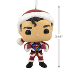 Hallmark Funko Pop! DC Comics Superman in Holiday Sweater and Santa Suit Christmas Ornament (Walmart Sticker)