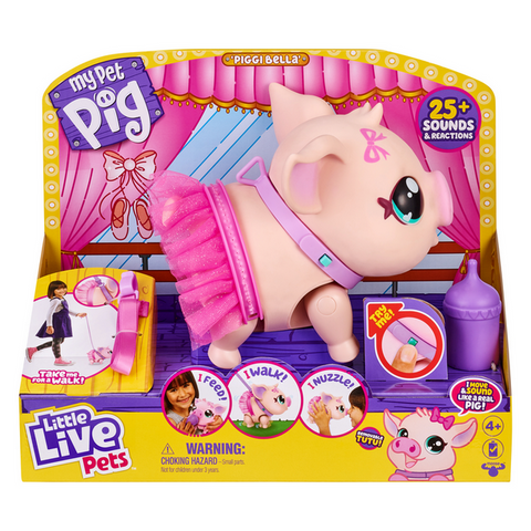 Little Live Pets Electronic Pet Pig (Pink)