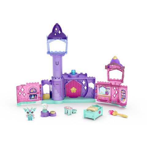 Magic Mixies, Mixlings Magic Castle Playset, Expanding Playset with Magic Wand that Reveals 5 Magic Moments, Toys for Kids, Ages 5+