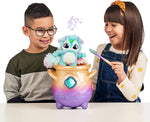 Magic Mixies Magical Misting Cauldron with 8 inch BLUE Plush - WMT