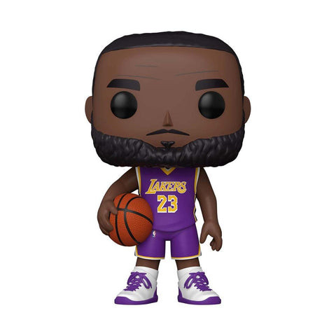 Funko Pop! NBA: LA Lakers LeBron James (Purple Jersey) 10-inch