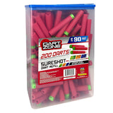 Dart Zone Covert Ops 200ct Dart Refill Box - Universal Compatible Darts