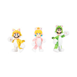 Super Mario 3D World Multi Pack Browsers Fury Toy Cat Mario Peach Luigi Figure