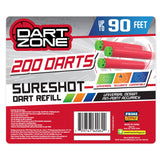 Dart Zone Covert Ops 200ct Dart Refill Box - Universal Compatible Darts