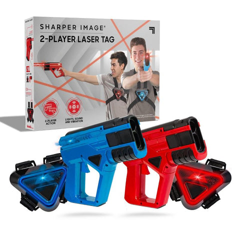 Sharper Image Two-Player Toy Laser Tag Gun Blaster & Vest Armor Set for Kids