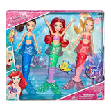 Disney Princess Ariel and Sisters Fashion Dolls, 3pk of Mermaid Dolls