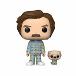 Funko Pop! Movies - Anchorman - Ron w/ Baxter (2020 SDCC Shared Sticker)