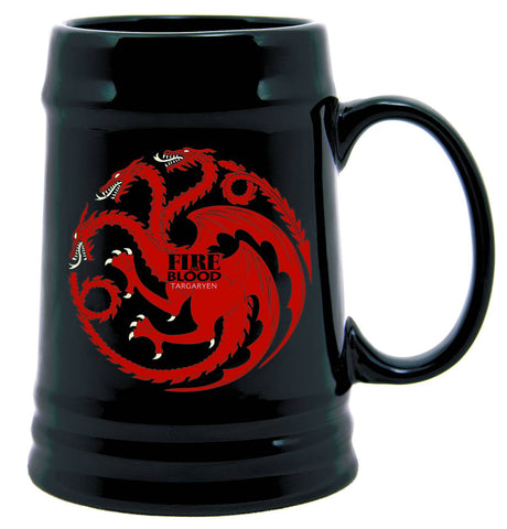 GAME OF THRONES CERAMIC STEIN TARGARYEN SIGIL (AUG120094) (C