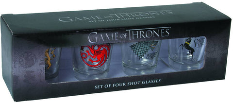 GAME OF THRONES SHOT GLASS SET FOUR SIGIL (JUL130101) (C: 1-