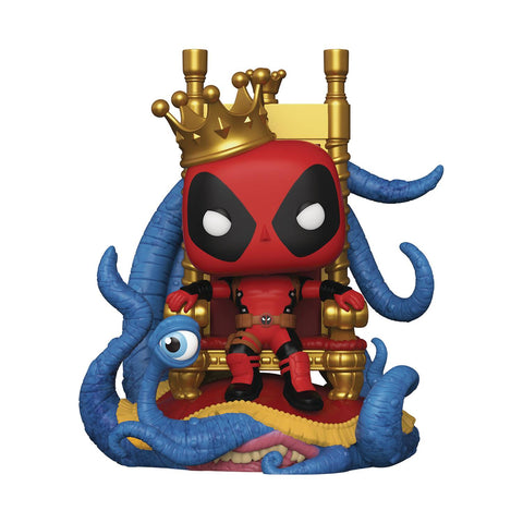 Funko Pop! Marvel - King Deadpool (PX Previews Sticker)