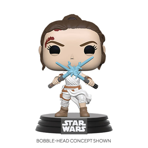 Star Wars - Rey with 2 Light Sabers