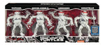 FCBD 2021: TMNT Ninja Elite Series PX B&W Action Figure 4PK