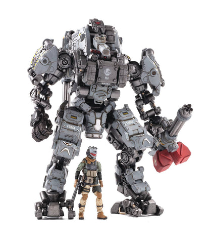 Joy Toy Steel Bone H05 Heavy Firepower Mecha Gray 1/18 Fig