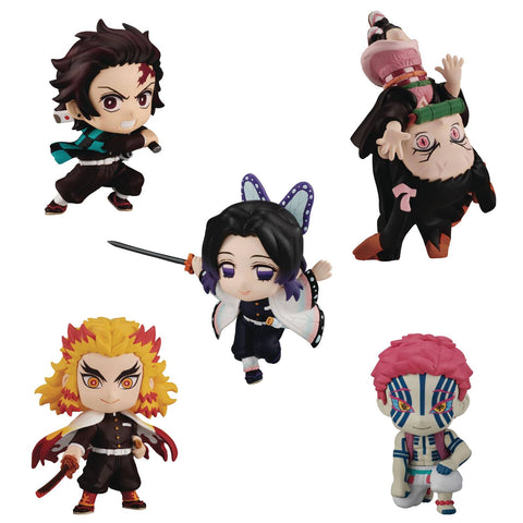 Demon Slayer - Kimetsu Adverge Motion 5PC Mini Figure Set