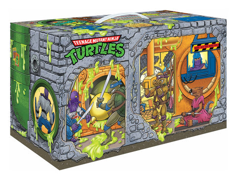 TMNT Retro Rotocast Sewer Lair (PX Previews) 6PC Action Figure Set