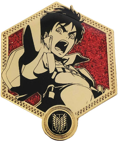 Golden Eren Yeager - 1st Edition Attack on Titan Collectible Enamel Pin