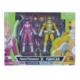 MMPR/TMNT Lighting Mikelangelo & April Action Figures 2PK