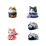 Naruto Nyaruto Battle w/Akatsuki Muni (Set of 8) w/Gift 4/19