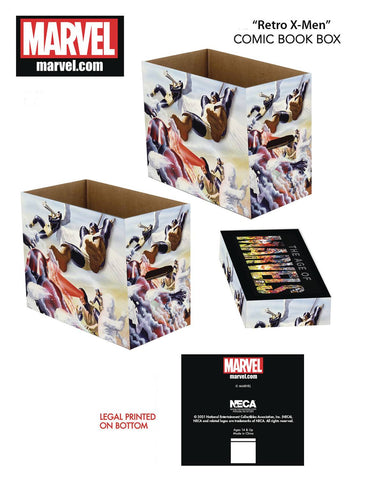 NECA: Marvel Retro X-Men Short Comic Storage Box (Set of 5)