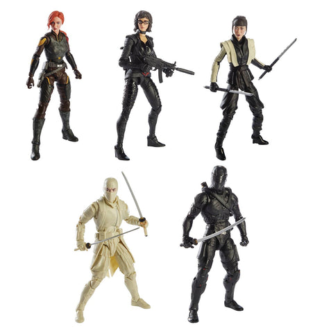 G.I. Joe Classified Collection Snake Eyes Origins (Set of 5) | FREE SHIPPING