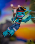 Plunderlings Captain Teal Action Figure (M/3)