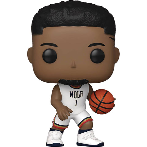 Funko Pop! NBA: New Orleans Pelicans - Zion Williamson (White City Edition Jersey)