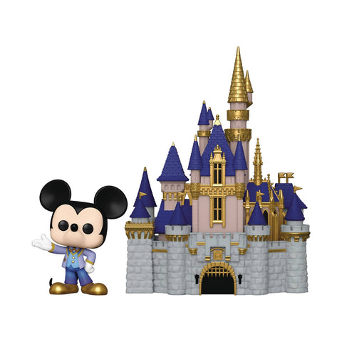 Funko Pop! Town: Walt Disney World 50th Anniversary - Cinderella Castle & Mickey