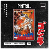 Godzilla 1974 - Godzilla Vs Mechagodzilla Pin (M/10)