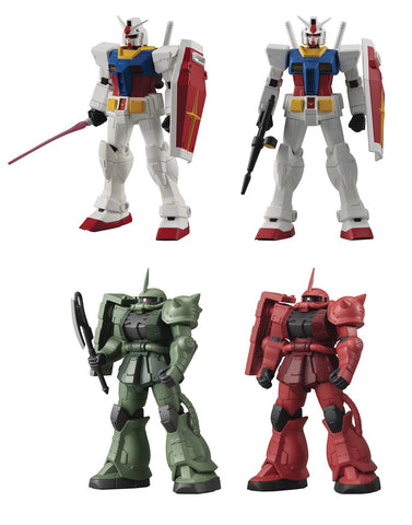 Gundam Ultimate Luminous 4" Action Figures (Set of 4)